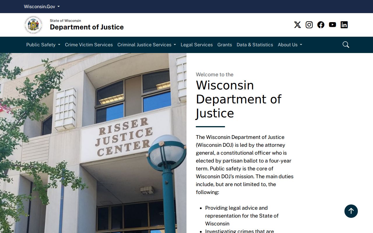 Wisconsin DOJ criminal history options for Marinette County record review